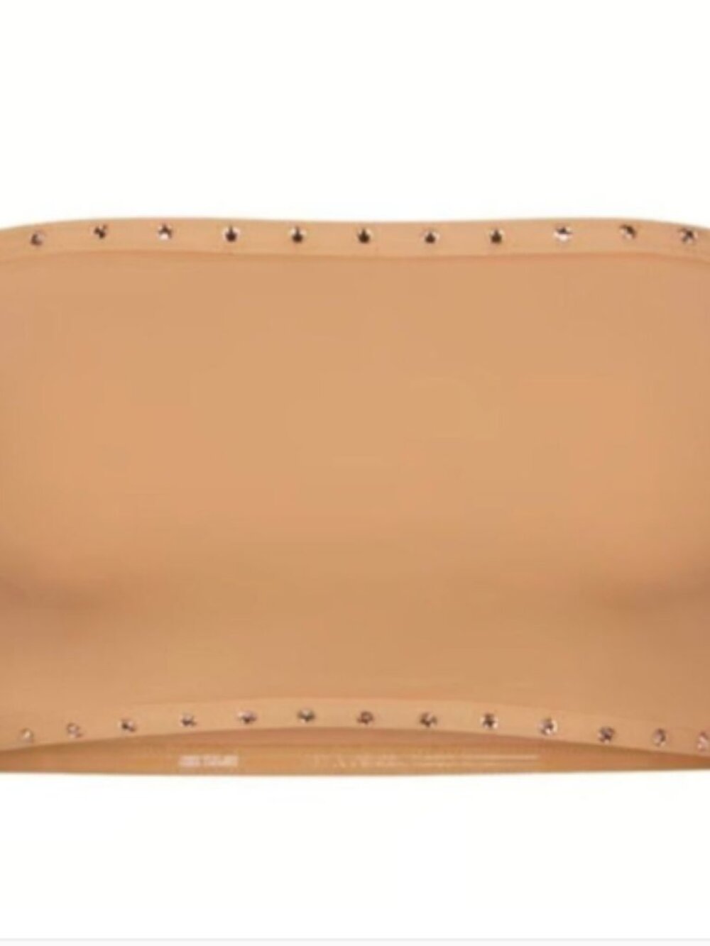 SKIMS SWIM RHINESTONE BANDEAU BIKINI + MID WAIST BOTTOMS | OCHRE - Picture 7 of 7